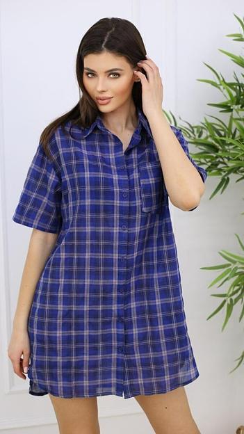 Туника в клетку, Опт фото 5