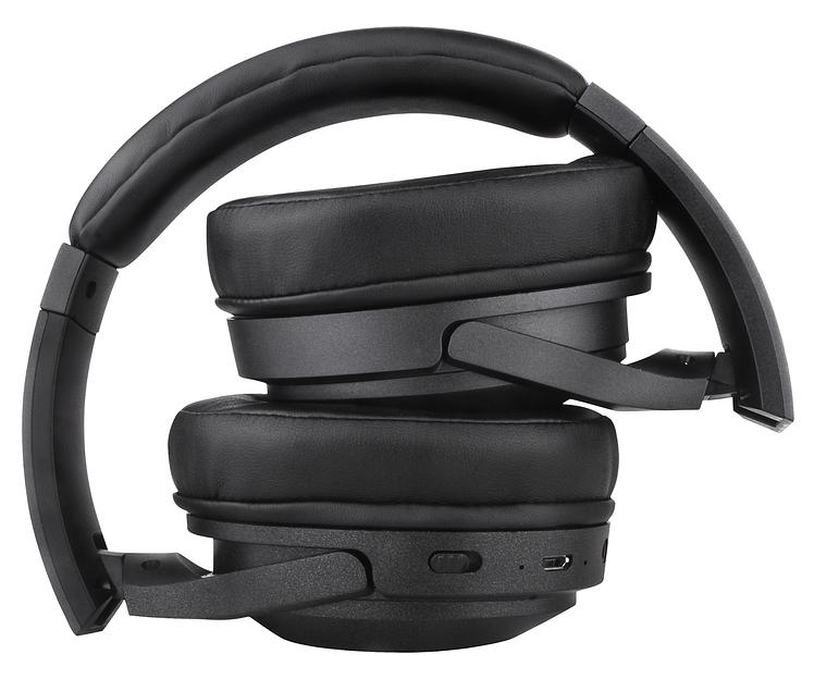 Гарнитура накладные Digma BT-20 ANC черный беспроводные bluetooth оголовье (BT20) фото 3