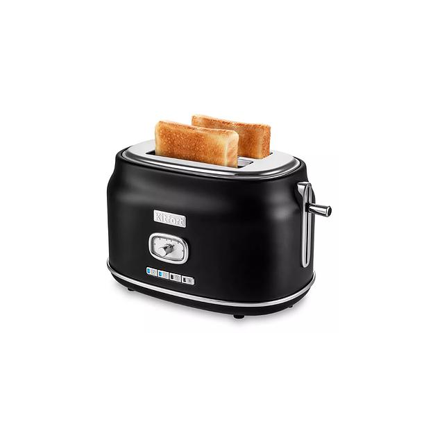 Тостер Kitfort КТ-2075-2 черный фото 1