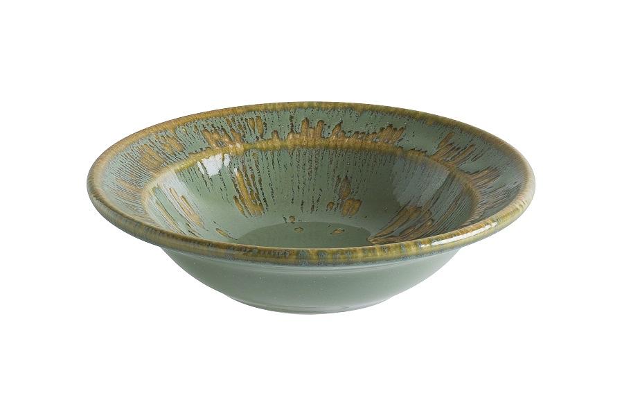 Салатник d=160 мм. 160 мл. Снэл Зеленый чай, форма Гурмэ /1/12/ фото 1