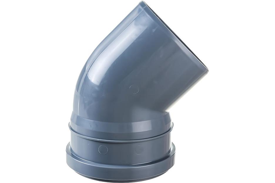 Отвод канализационный 45 град. 110 фото 1