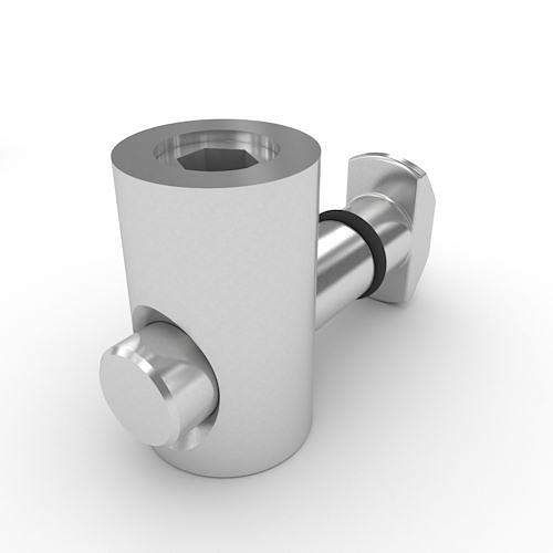 Быстрозажимной соединитель 0 градусов паз 10 фото 1