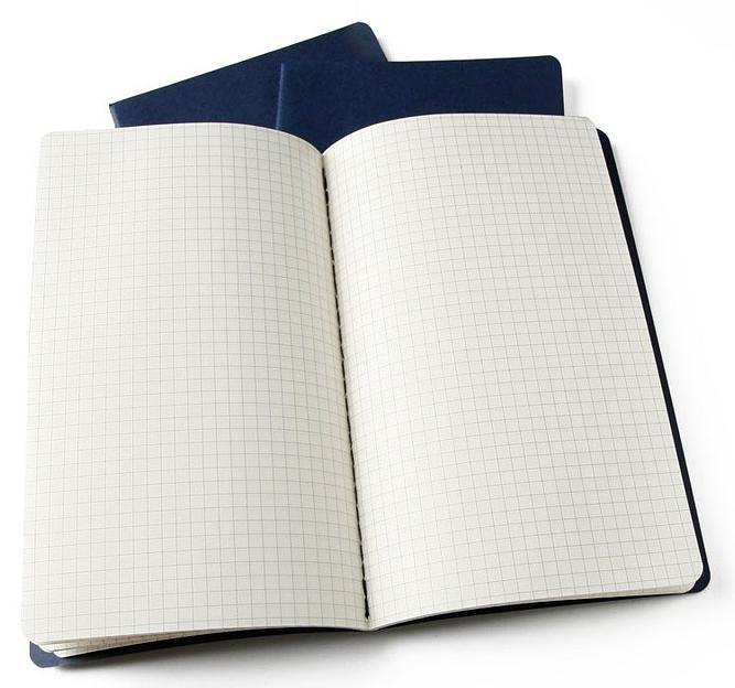 Блокнот Moleskine CAHIER JOURNAL QP317 Large 130х210мм обложка картон 80стр. клетка черный (3шт) фото 5