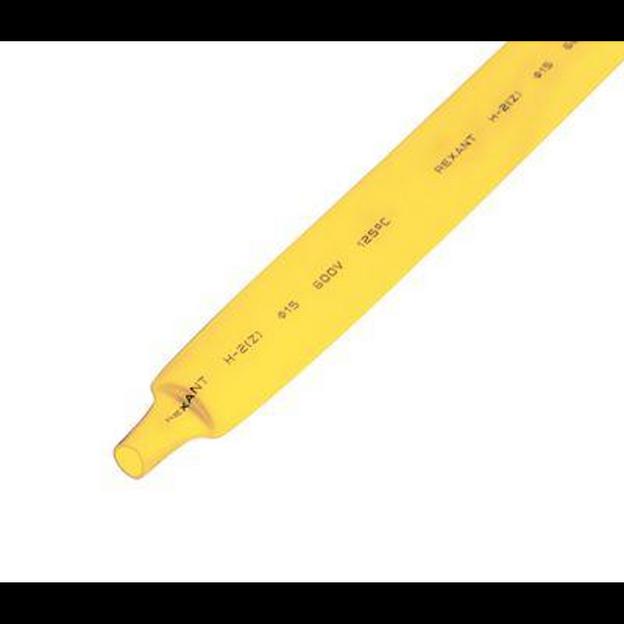 Трубка термоусадочная 15.0/7.5 1м желт. REXANT 21-5002 фото 2