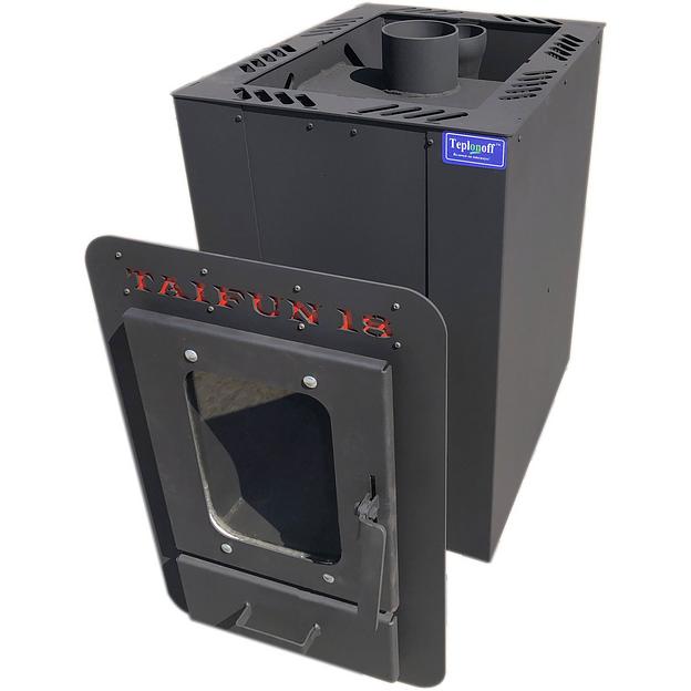 Банная печь со стеклом «Taifun 18» с функцией сухой пар фото 1