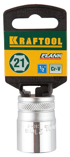 KRAFTOOL FLANK, 1/2″, 21 мм, торцовая головка (27805-21) фото 2