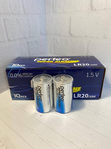Батарейки Perfeo LR20/2SH Super Alkaline (2/10) ОПТ фото 3