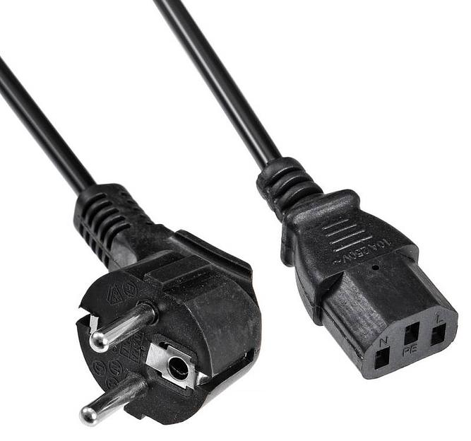 Кабель Buro AN23-1000-3 IEC C13 Евровилка 3м фото 3