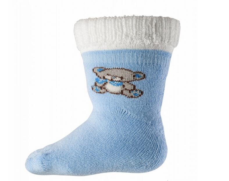 Носки махровые с подворотом Мишка, Опт фото 2