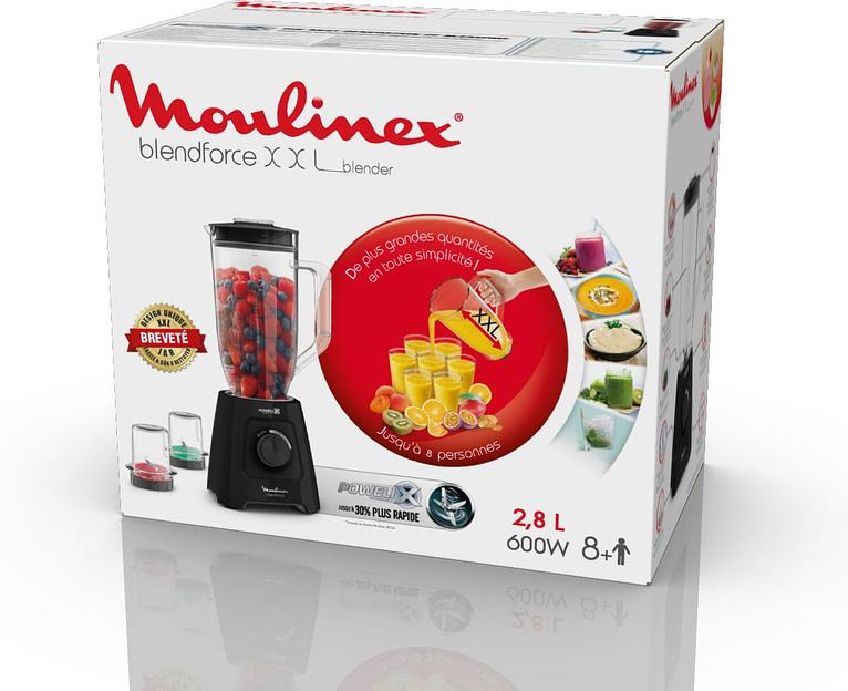 Блендер стационарный Moulinex Blendforce LM458810 600Вт черный фото 7