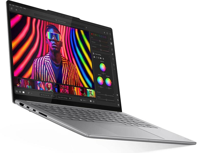 Ноутбук Lenovo Yoga Pro 7 14IAH10 Core Ultra 9 285H 32Gb SSD1Tb Intel Arc 140T 14.5" OLED Touch 3K (3000x1876) Windows 11 Home grey WiFi BT Cam (83KF002LRK) фото 3