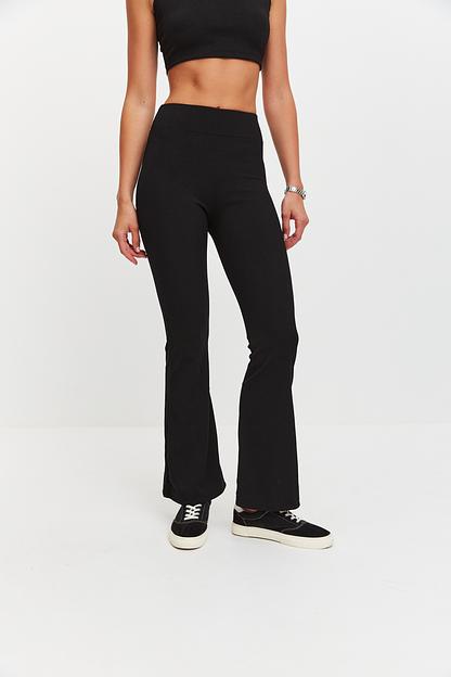 Леггинсы клеш рубчик фото 1