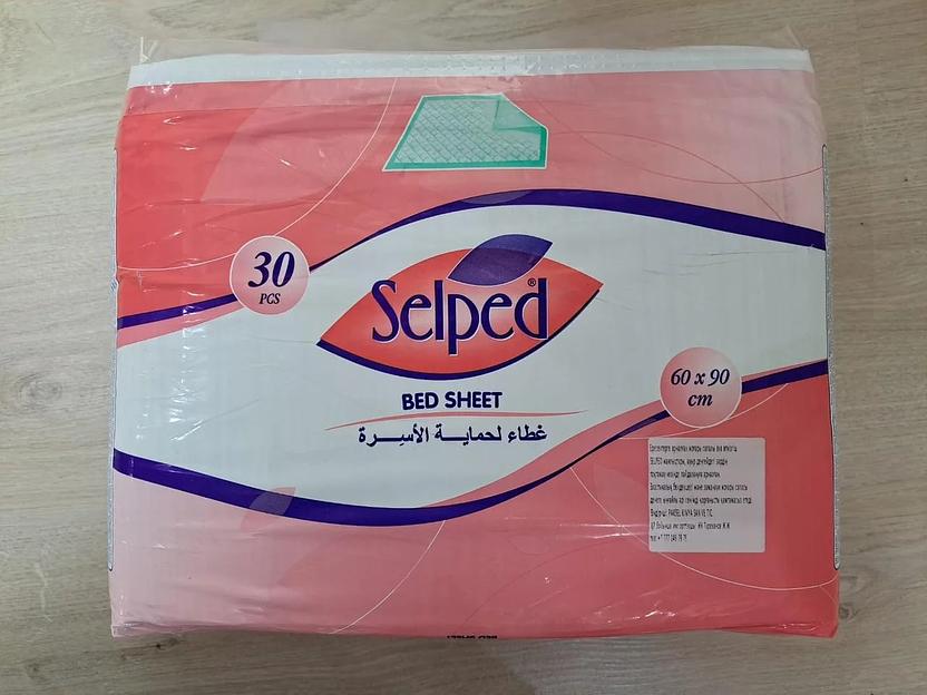 Пеленка одноразовая впитывающая Selped Dry, 30 шт, 60×90 см фото 1