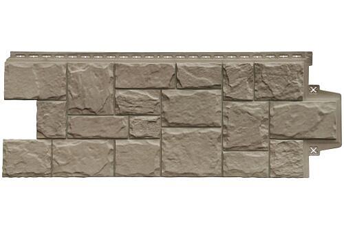 Фасадная панель Grand Line Крупный камень Элит какао фото 1