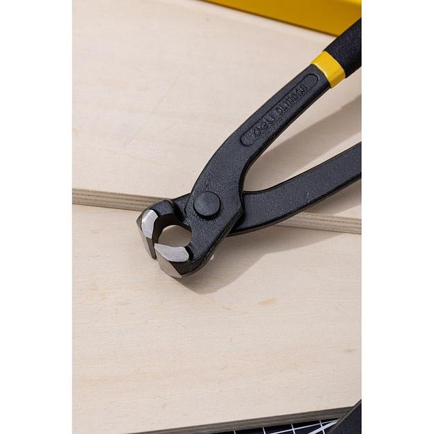 Клещи монтажные вязальные Deli DL111010 300мм, высокоуглеродистая сталь, прорезиненные рукоятки фото 4