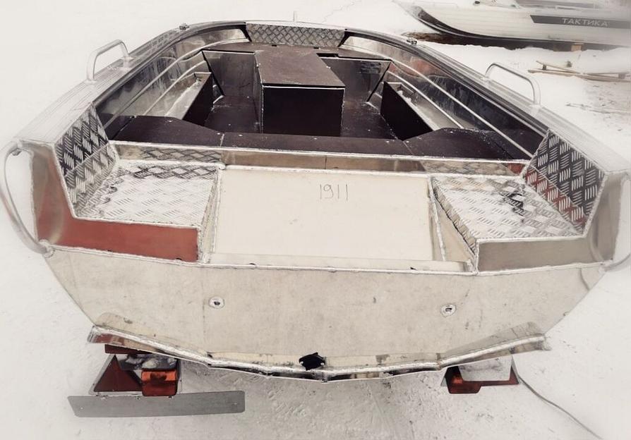 Алюминиевая лодка Тактика 390 РМ Fish, 390*146*60 см фото 8