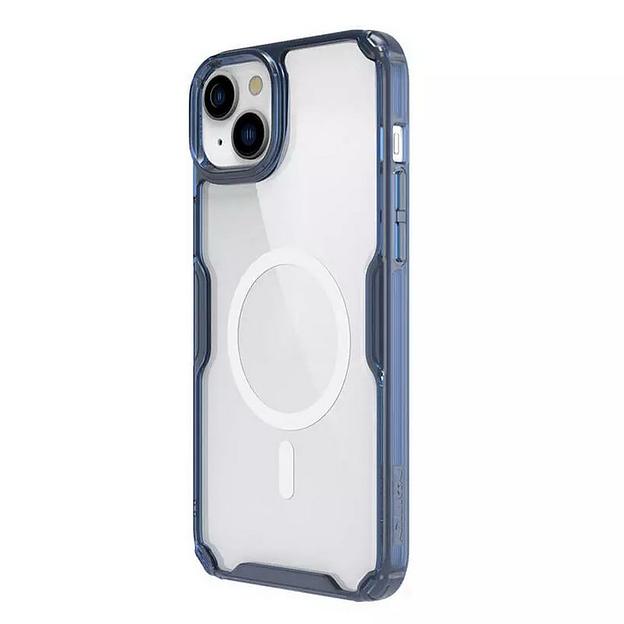 Чехол Nature TPU Pro Magnetic Case, Blue, (AP IP15 Plus) фото 4
