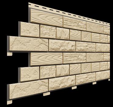 Фасадная панель Доломит,Москва,Кремневый фото 1