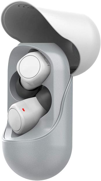 Гарнитура вкладыши Hiper TWS Smart IoT M1 серый беспроводные bluetooth в ушной раковине (HTW-M10) фото 3