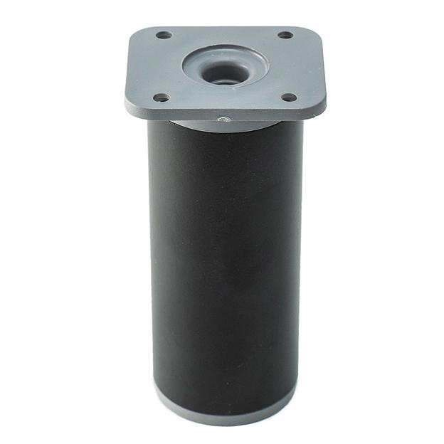 SETE Ножка регулируемая, круглая D=40мм, Н=100мм, черная фото 1