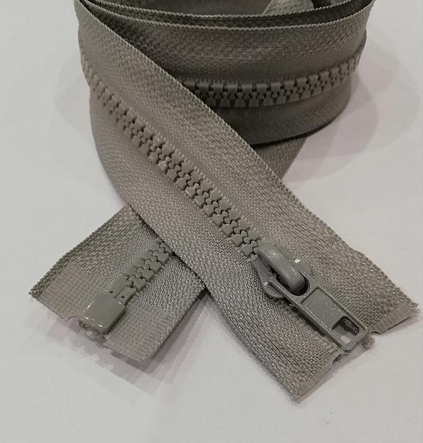 Молния трактор №5 80см. 1 зам. Светло-серый фото 1