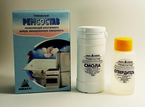 Ремсостав универсальный (для ремонта эмали, сколы на поверхностях) фото 2