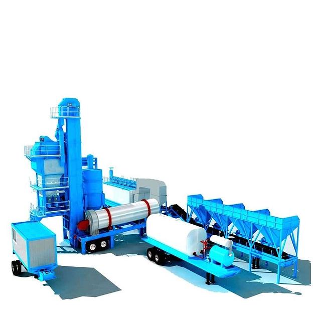 Мобильный асфальтобетонный завод YLB 2000 (160 т/ч) фото 1