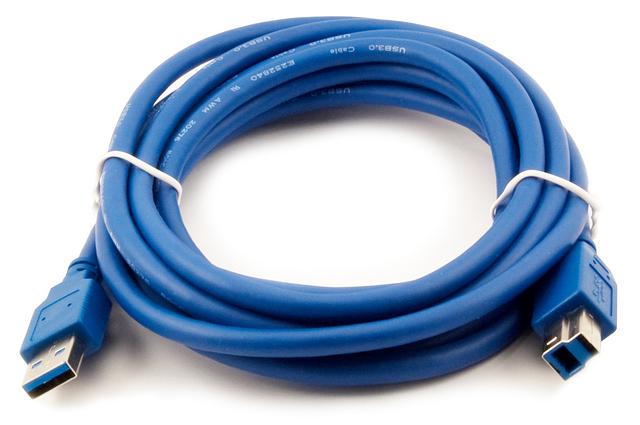 Кабель VCOM REV3.0-1,8m, 1.8м USB 3.0 /Am - USB 3.0 /Bm фото 1