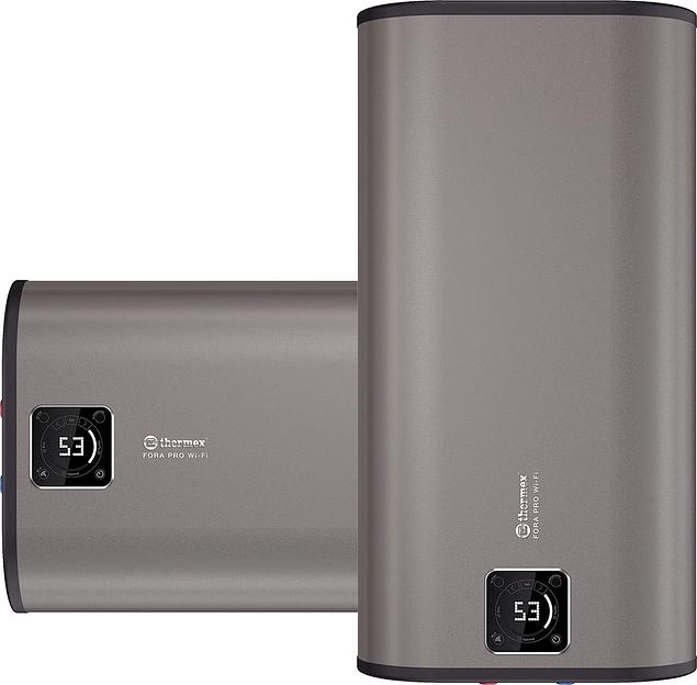 Водонагреватель Thermex Fora 80 (pro) Wi-Fi 2кВт 80л электрический настенный/серый фото 1