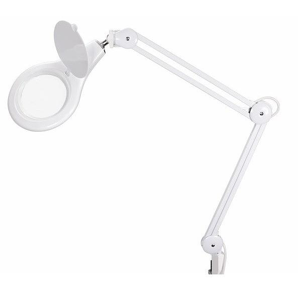 Rexant 31-0503 Лупа на струбцине, круглая, 5D, с подсветкой 108 LED, белая фото 1
