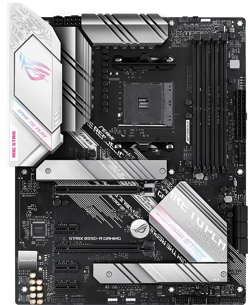 Материнская плата Asus ROG STRIX B550-A GAMING Soc-AM4 AMD B550 4xDDR4 ATX AC`97 8ch(7.1) 2.5Gg RAID+HDMI+DP фото 1