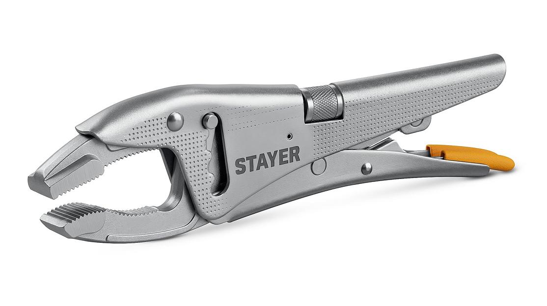 STAYER Vario Clamp, 250 мм, зажимные клещи с широким зевом (2247) фото 1
