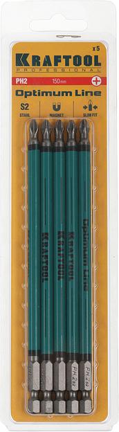 Набор бит Kraftool 26122-2-150-5 (5пред.) для шуруповертов фото 4