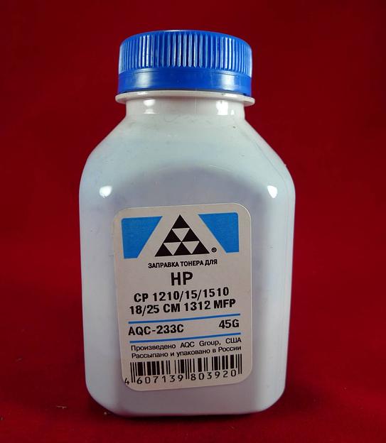 Тонер для картриджей CB541A/CE321A/CF211A Cyan (фл. 45г) AQC-США фас.Россия фото 1