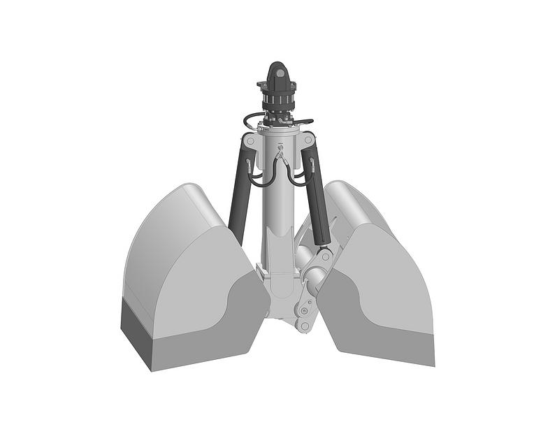 Грейфер двухчелюстной для сыпучих материалов BR.G.BM.1.70-1000 фото 1