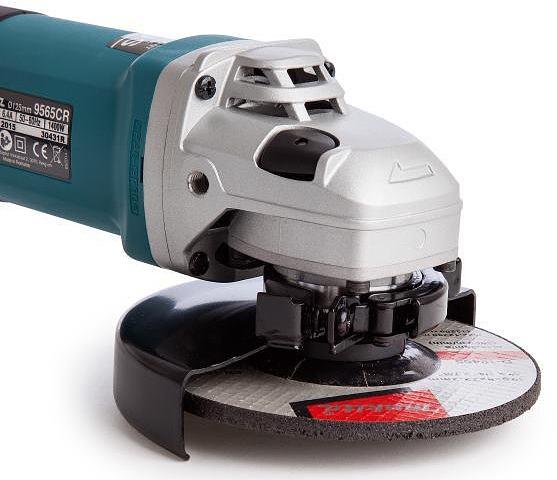 Углошлифовальная машина Makita 9565CR 1400Вт 12000об/мин рез.шпин.:M14 d=125мм фото 4
