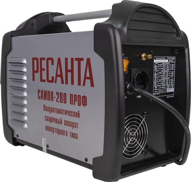 Сварочный аппарат Ресанта САИПА-200ПРОФ инвертор MMA DC/TIG DC 8.1кВт фото 8