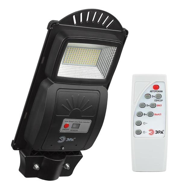 Консольный светильник на солн. бат.,SMD, 20W, с датч. движ., ПДУ, 400 lm, 5000К, IP65 ЭРА Б0046797 фото 6