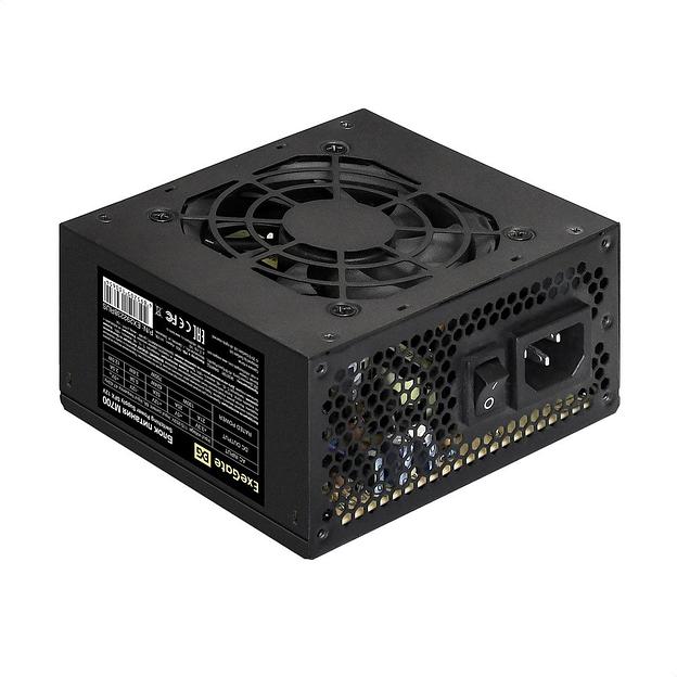 Exegate EX292238RUS Блок питания 700W ExeGate M700 (SFX, APFC, КПД 87% (80 PLUS Silver), 8cm fan, 24pin, (4+4)pin, 2xPCI-E, 3xSATA, 2xIDE, black) фото 1