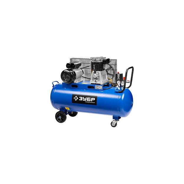 Компрессор поршневой Зубр Профессионал ЗКПМ-440-100-Р-2.2 масляный фото 1