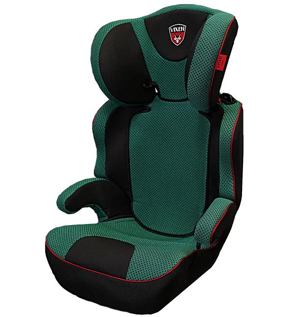 Детское автокресло Vixen «Лазурит 2-3» цвет зеленый ОПТ фото 1