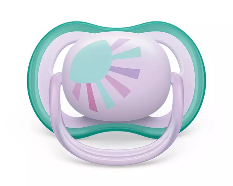 Пустышка ultra air, солнышко, 0-6 мес., 1 шт. Philips Пустышка ultra air, солнышко, 0-6 мес., 1 шт. (SCF086/04) фото 2