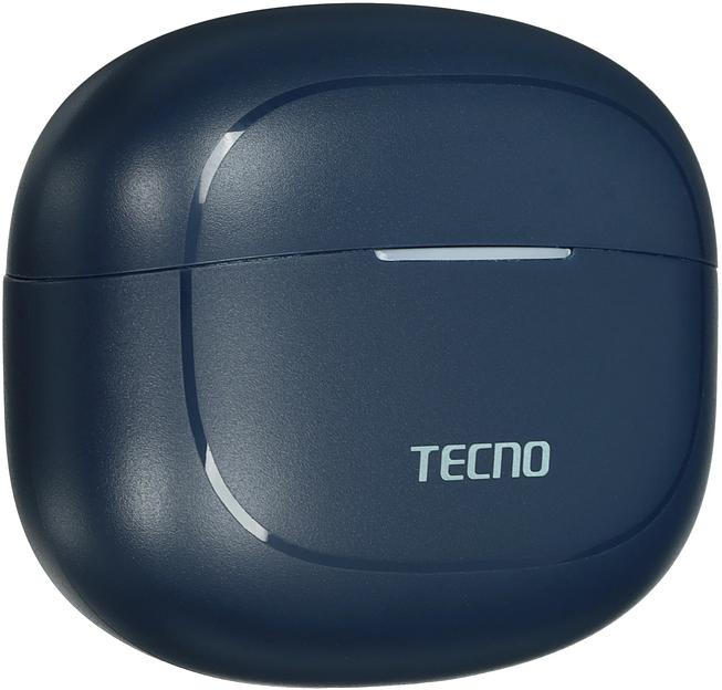 Гарнитура внутриканальные Tecno BD04 синий беспроводные bluetooth в ушной раковине (BD04 AIR MIDNIGHT BLUE) фото 6