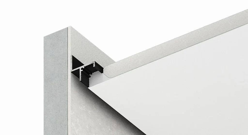 Теневой профиль FerGipps ТП 8 черный ОПТ фото 3