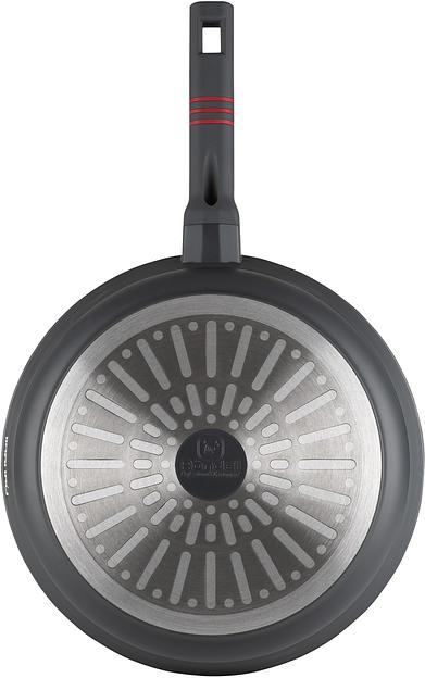 Сотейник Rondell Stripes RDA-1617 d=28см (без крышки) серый фото 2