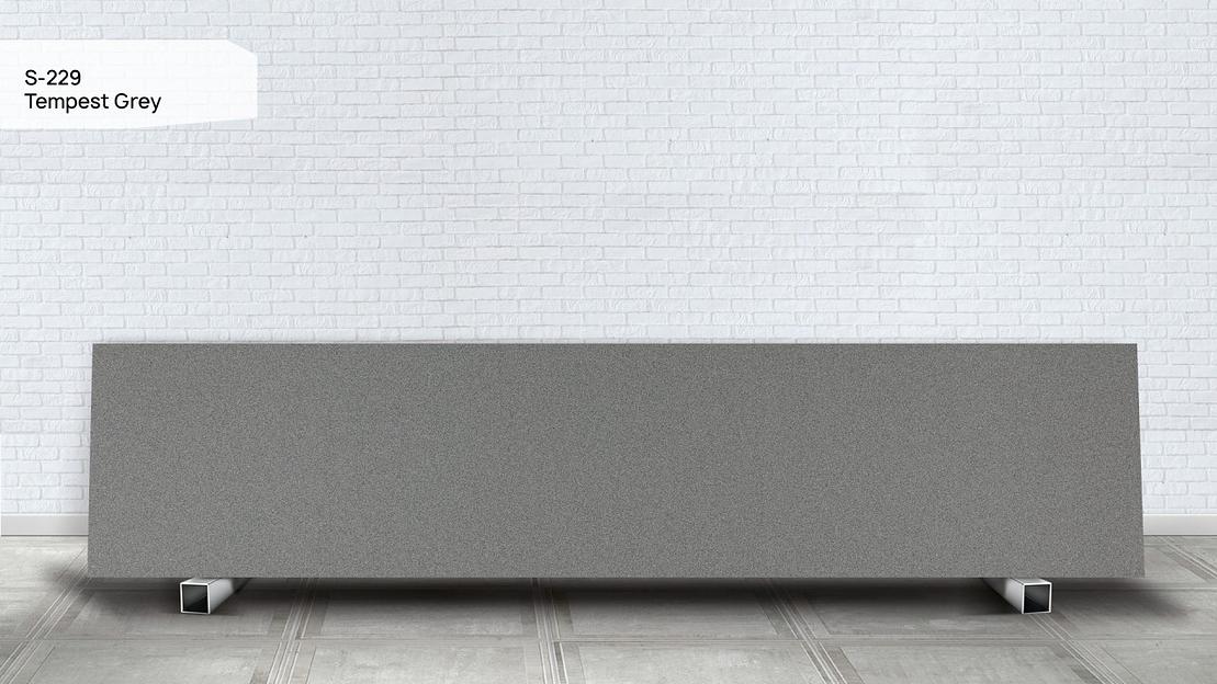 Кварцевый камень Grandex «S-229 Tempest Grey» ОПТ фото 5