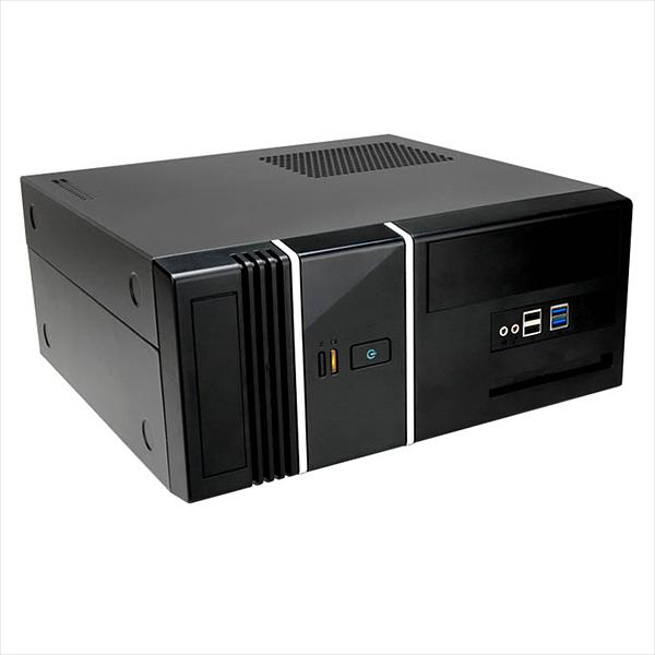 Корпус Slim Case InWin BK623 Black 400W 2*USB2.0+2*USB3.0 Audio mATX (6132049) фото 2