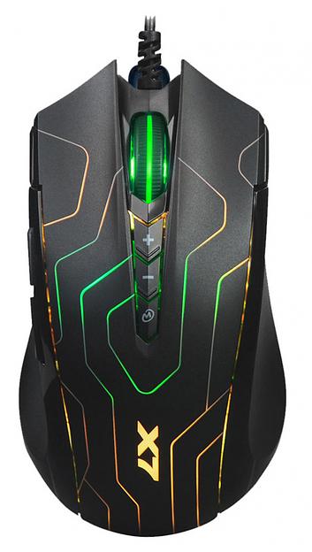 Мышь A4Tech X89 Maze черный оптическая (2400dpi) USB (8but) фото 1