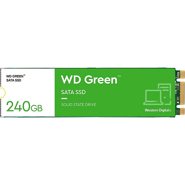 Твердотельный накопитель 240GB SSD WD Серия GREEN M.2 WDS240G3G0B фото 1