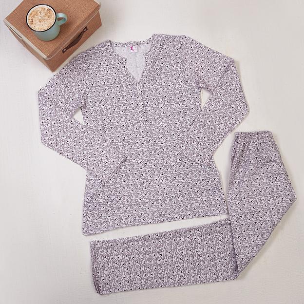 Пижама с начёсом, женская, большие размеры (р-р 58-66), Опт фото 3